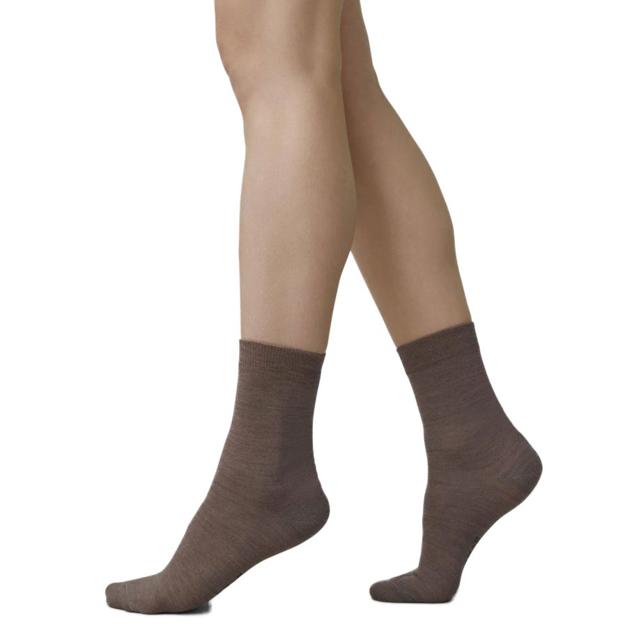 Johanna Socks - Brown | Swedish Stockings