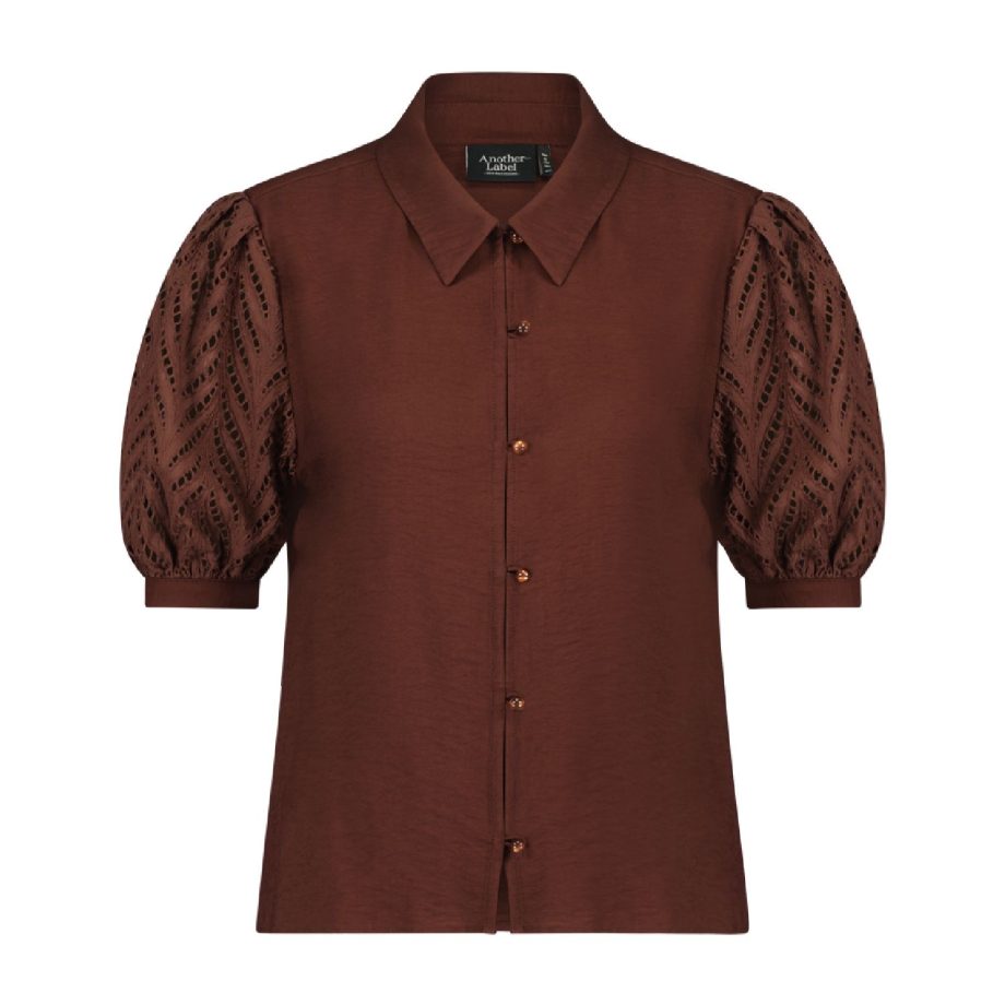 Berdine Shirt Bitter Chocolate | Another Label