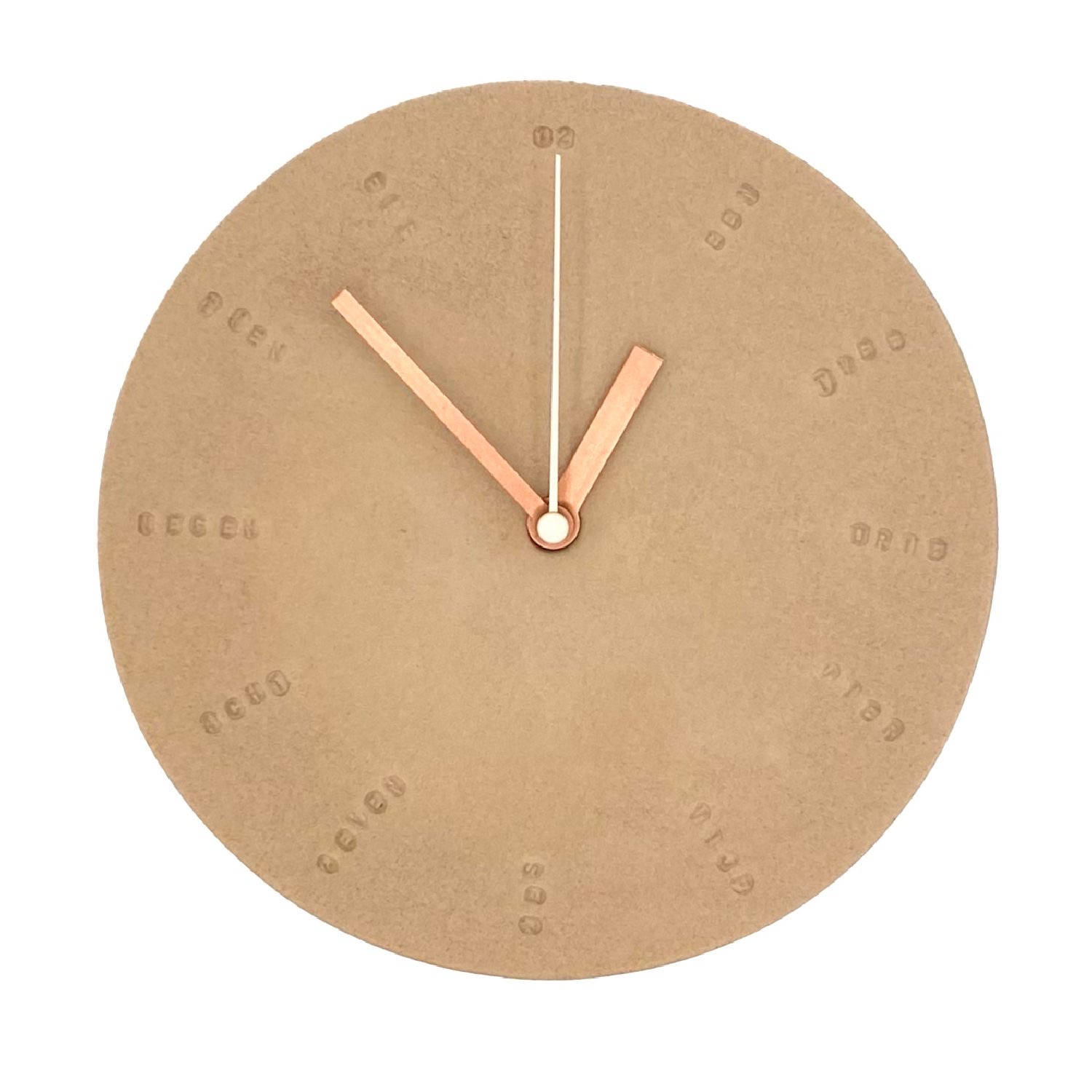 Wandklok groot Zand-W | Studio Harm en Elke