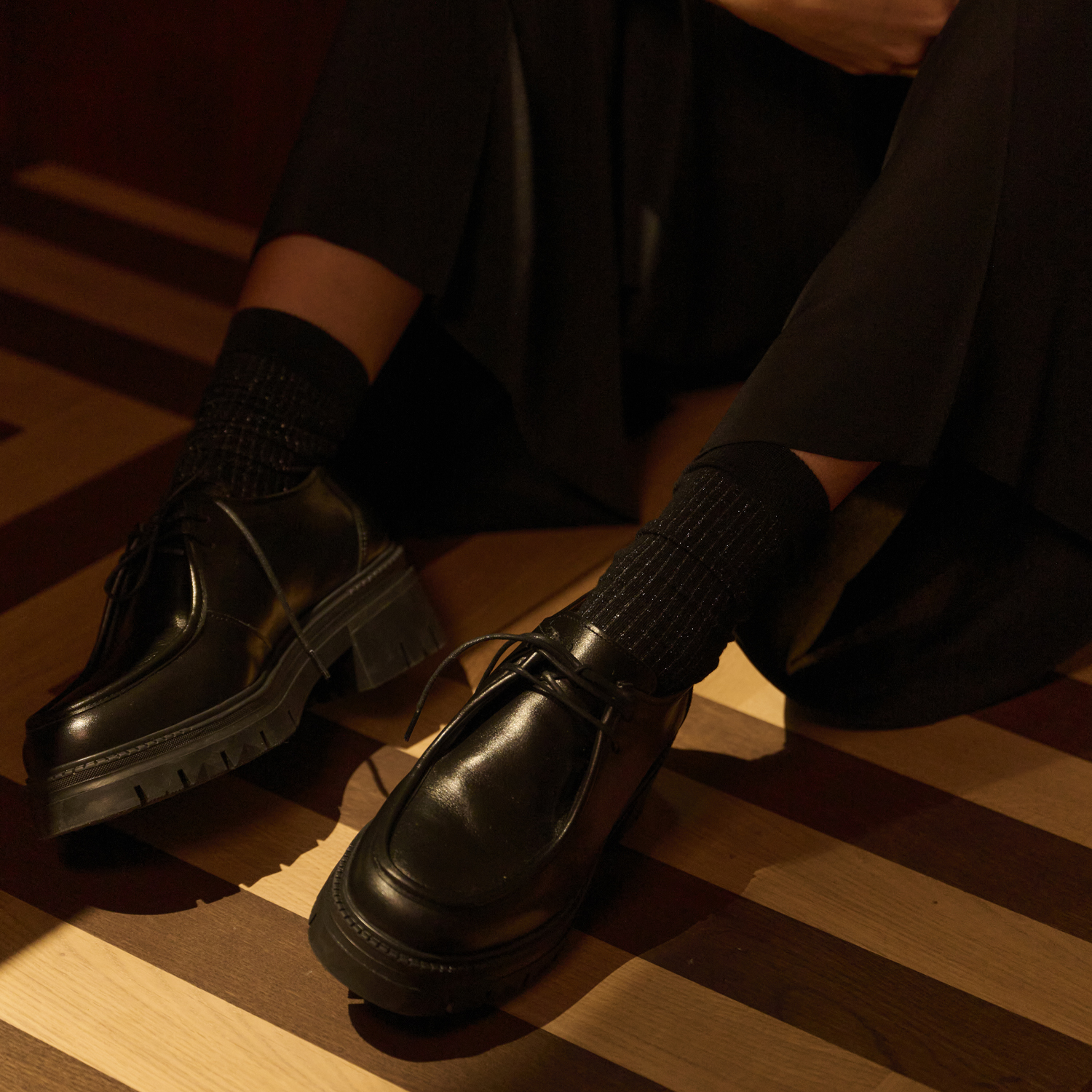 Socks Glitter Black | Monk&Anna - Afbeelding 2