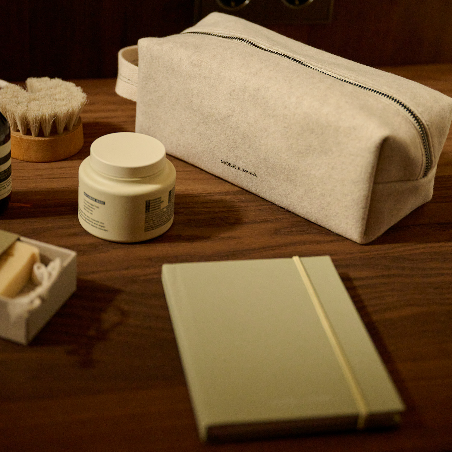 Notebook S Nylon Peridot | Monk&Anna - Afbeelding 4