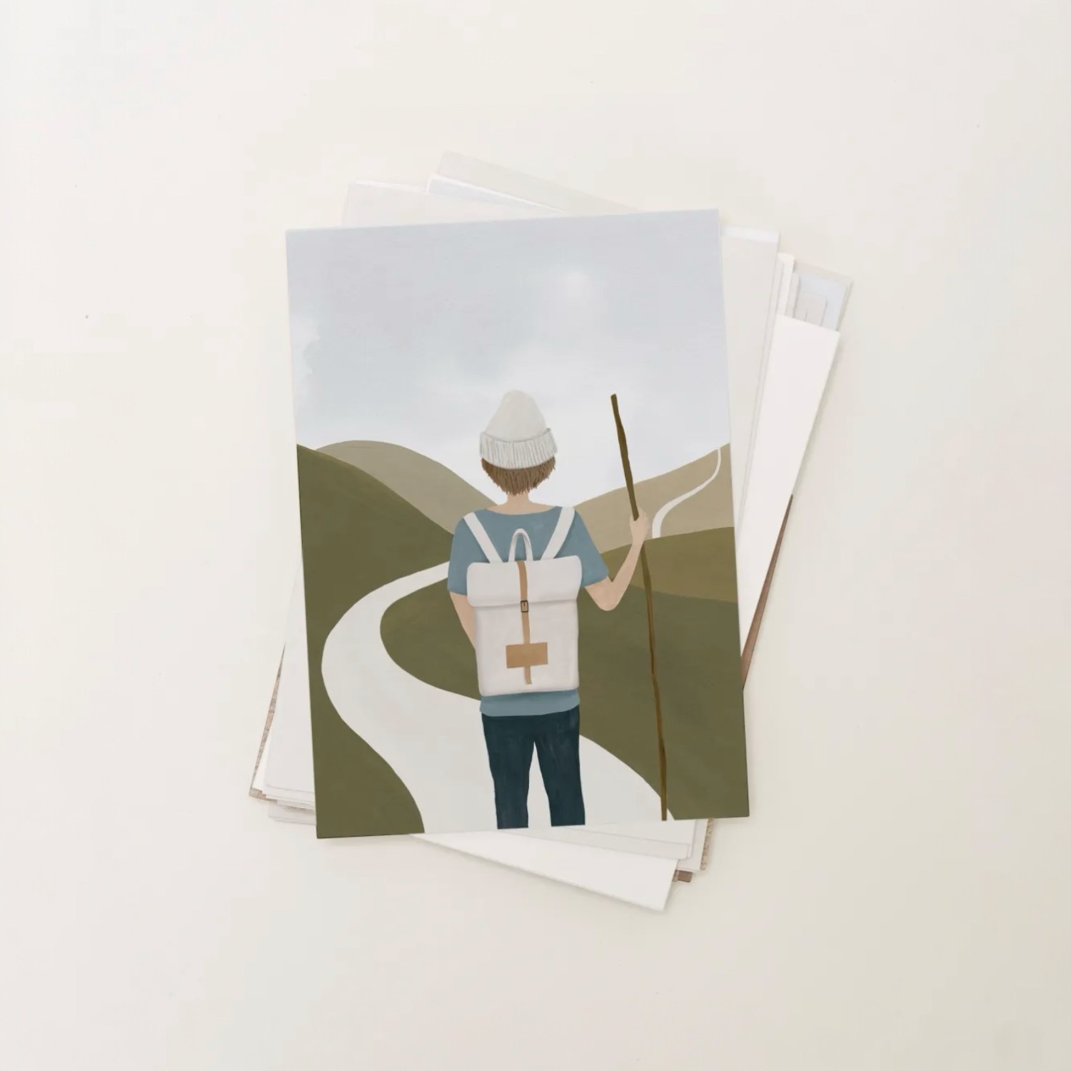 Wenskaart ontdekkingsreiziger | Sâlt + Flor