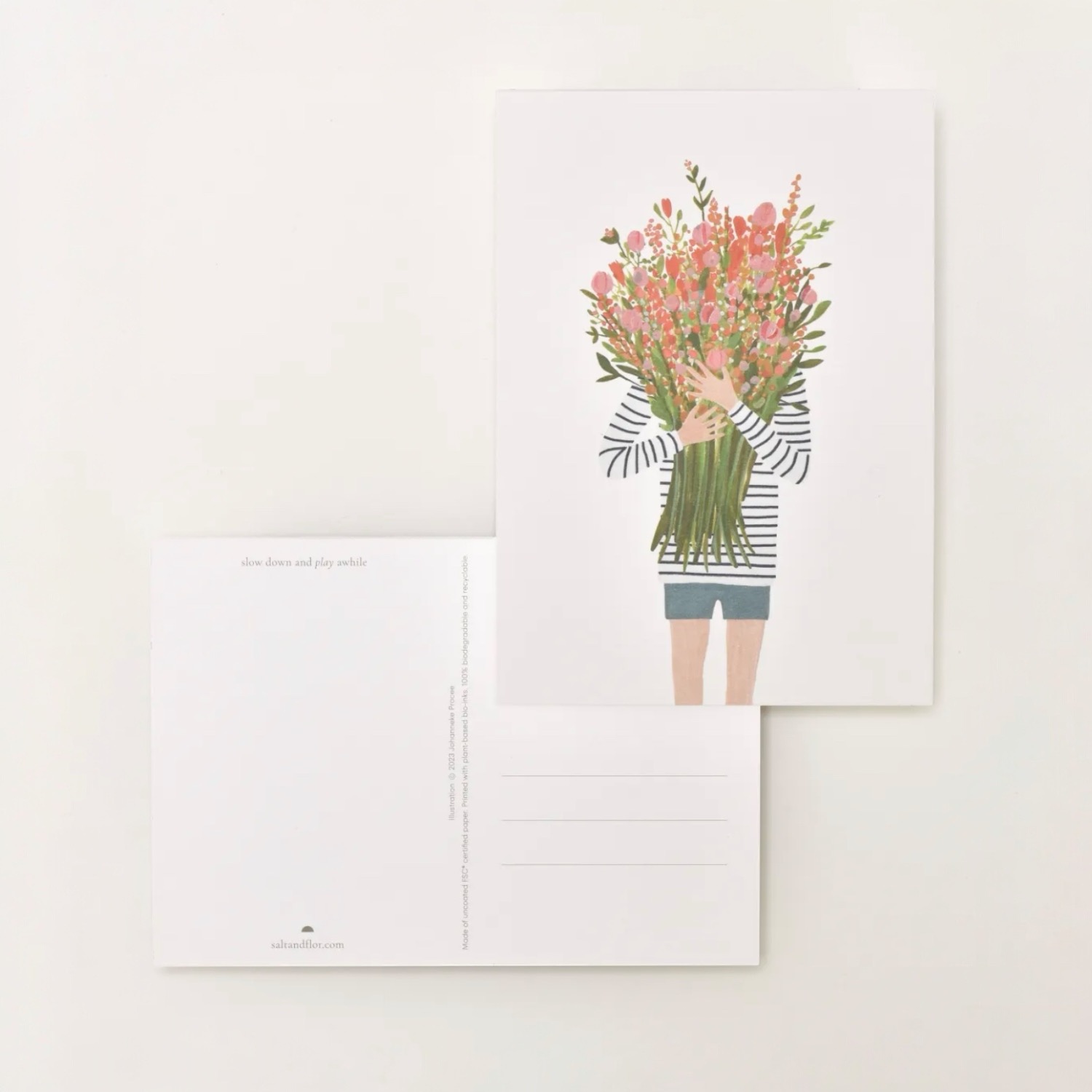 Wenskaart plukgeluk | Sâlt + Flor