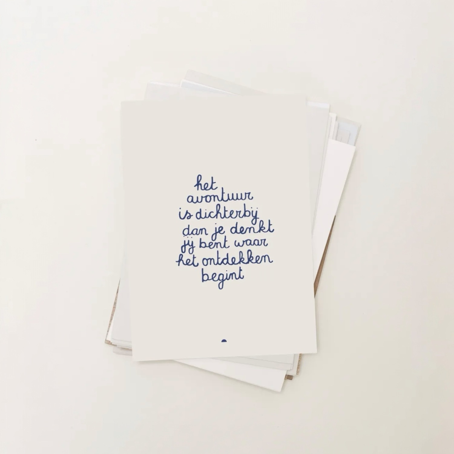 Wenskaart het avontuur | Sâlt + Flor