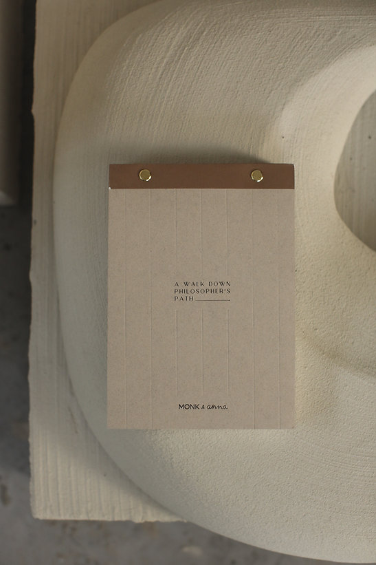 Notepad A walk Down | Monk&Anna