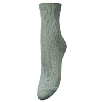 Drake Glitter Sock Mistletoe Green | Becksöndergaard