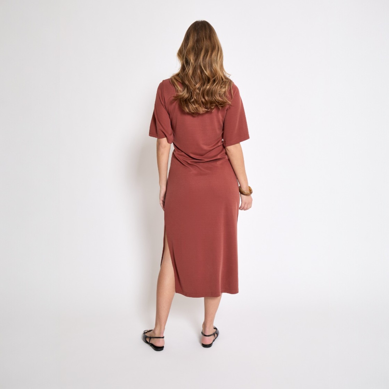 Severa Midi Modal Dress Smoked Paprika | Minus