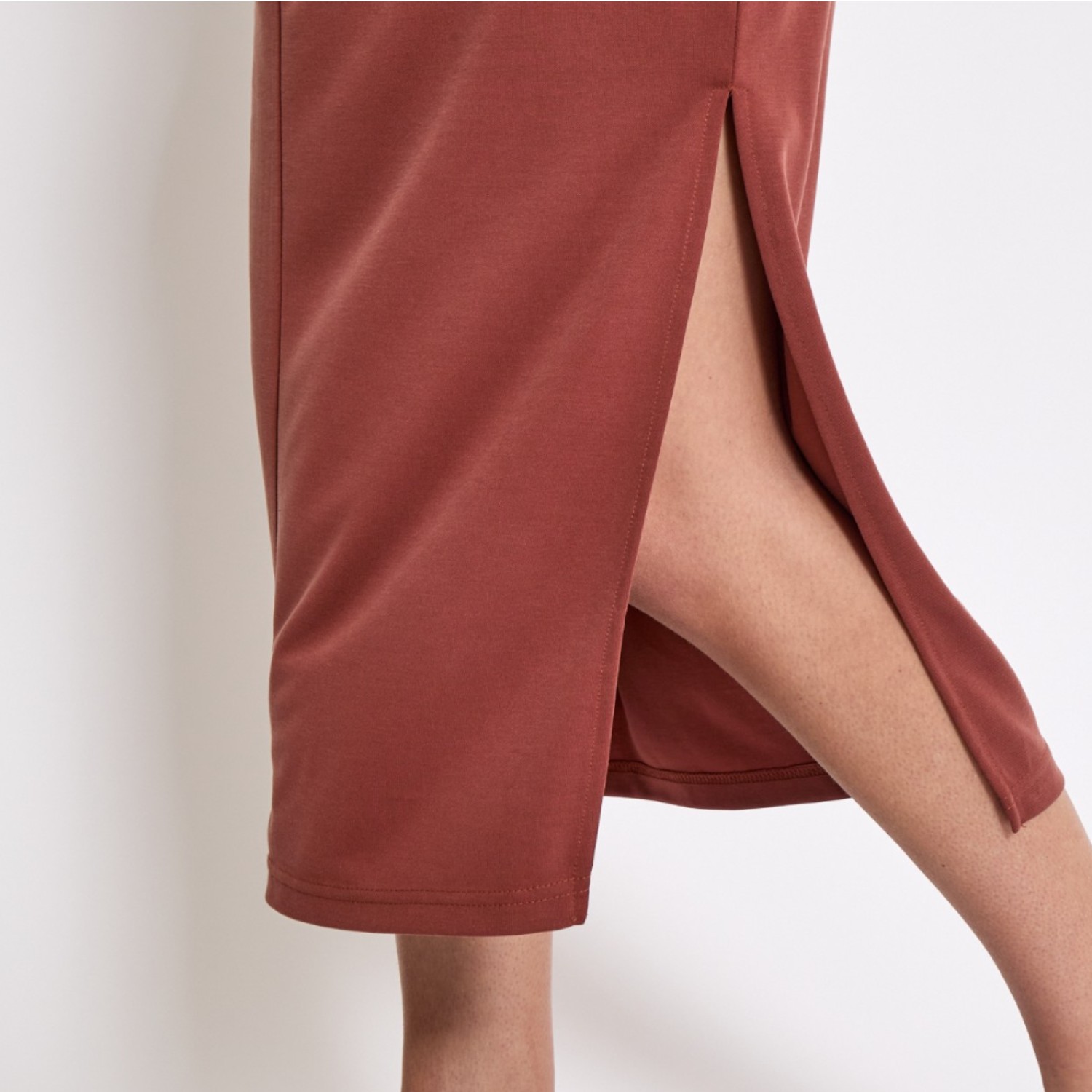 Severa Midi Modal Dress Smoked Paprika | Minus