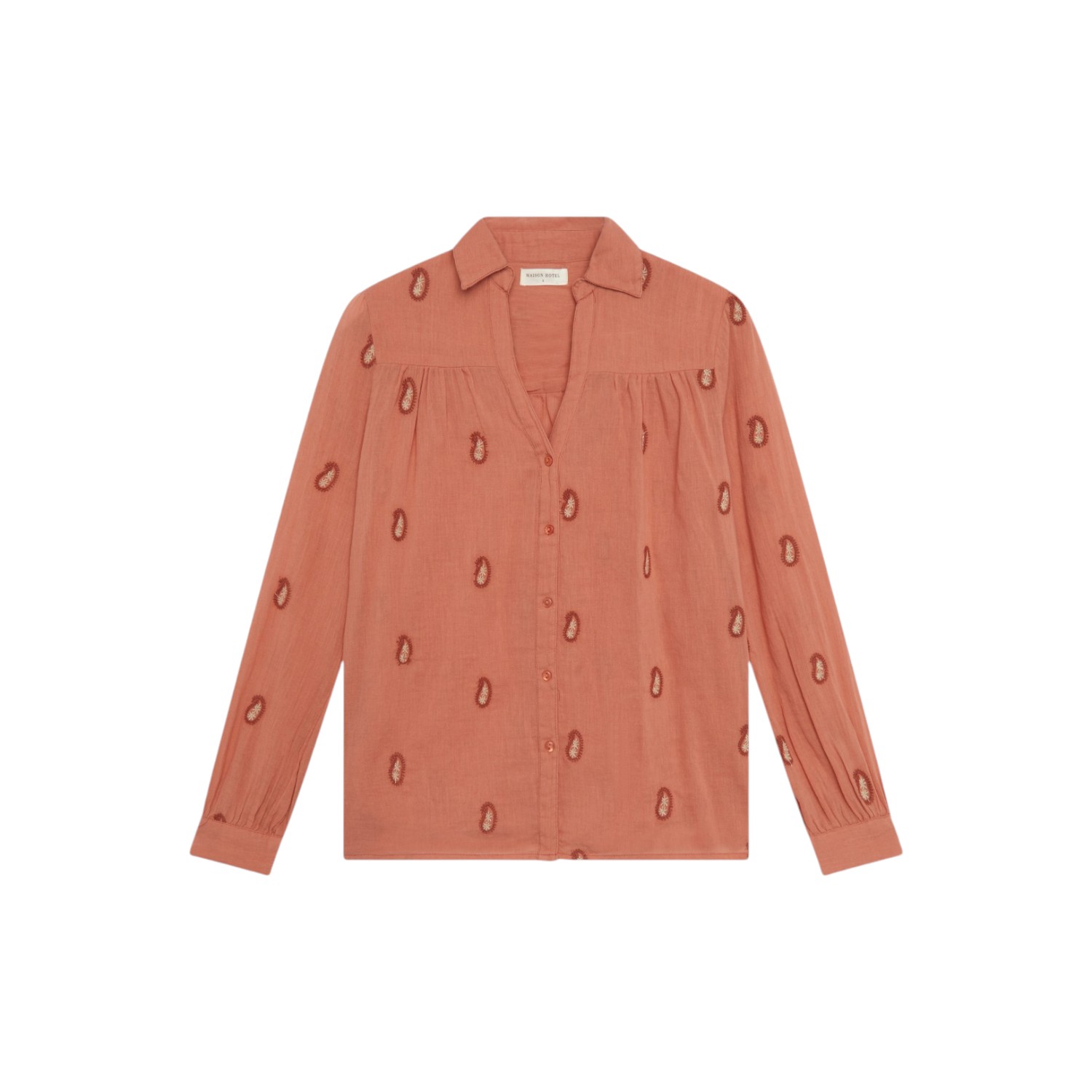 Dylan Blouse Peach | Maison Hotel