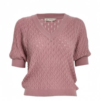 Rosalia Puff Sleeve Ash Rose | Peppercorn