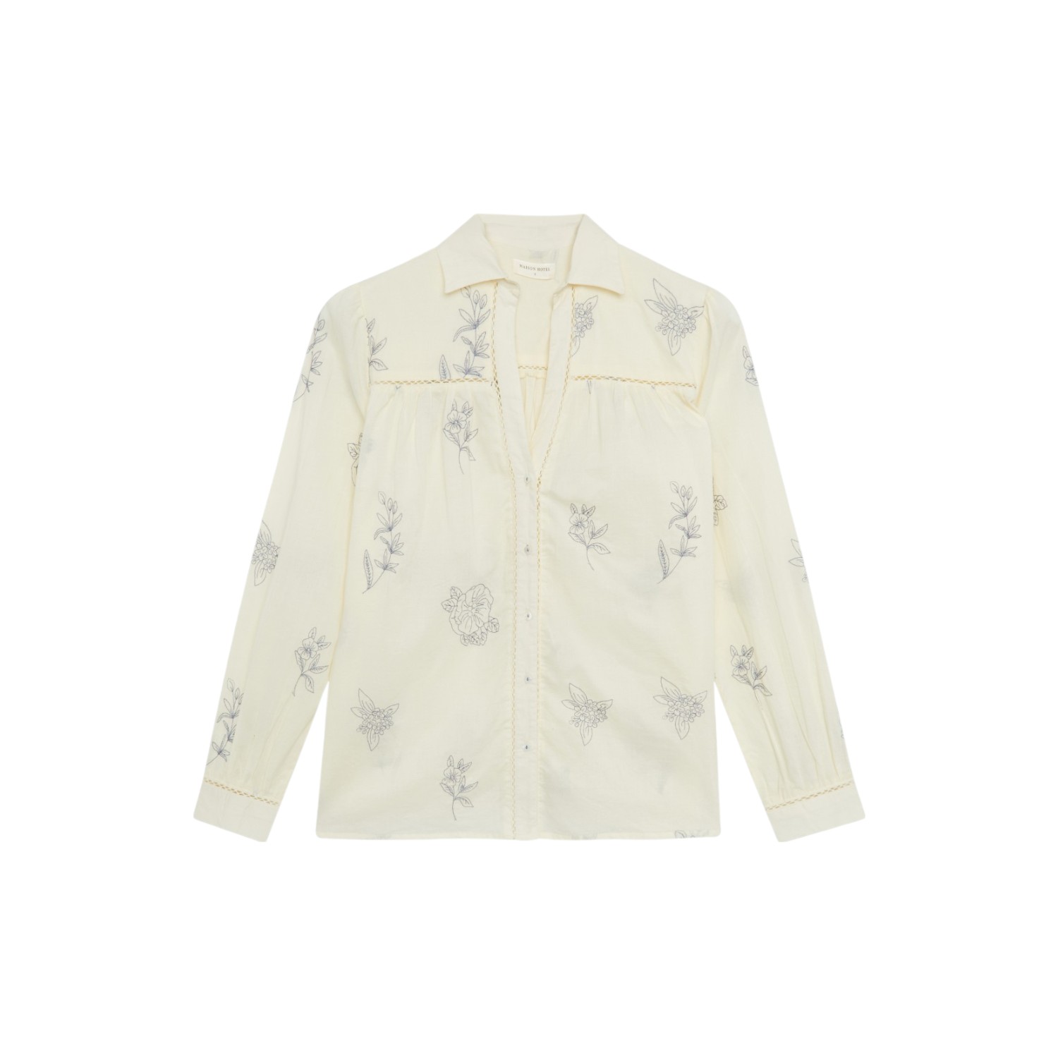 Meg Blouse Blue Note | Maison Hotel