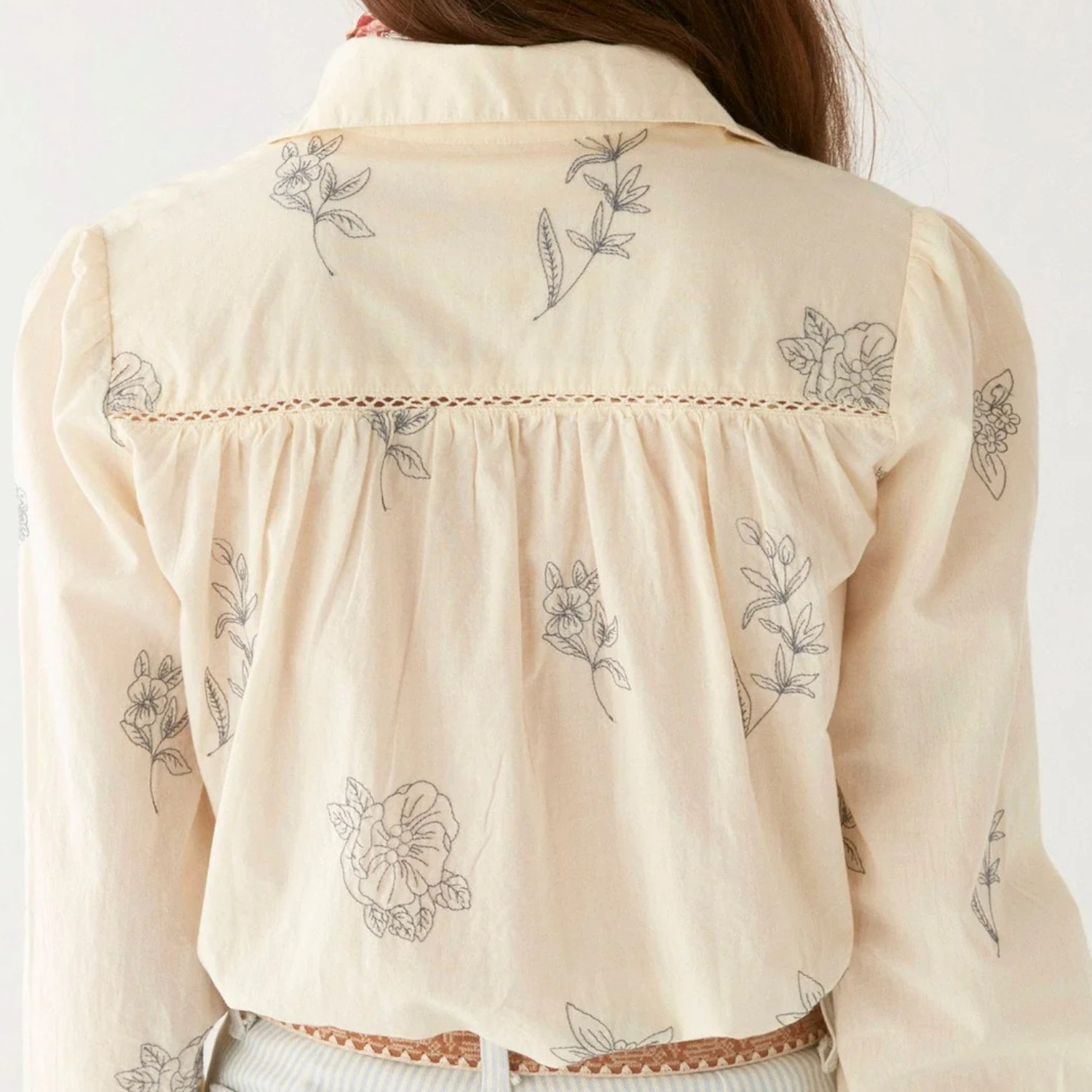 Meg Blouse Blue Note | Maison Hotel