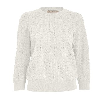 Rosy Pullover Cloud Dancer | Peppercorn