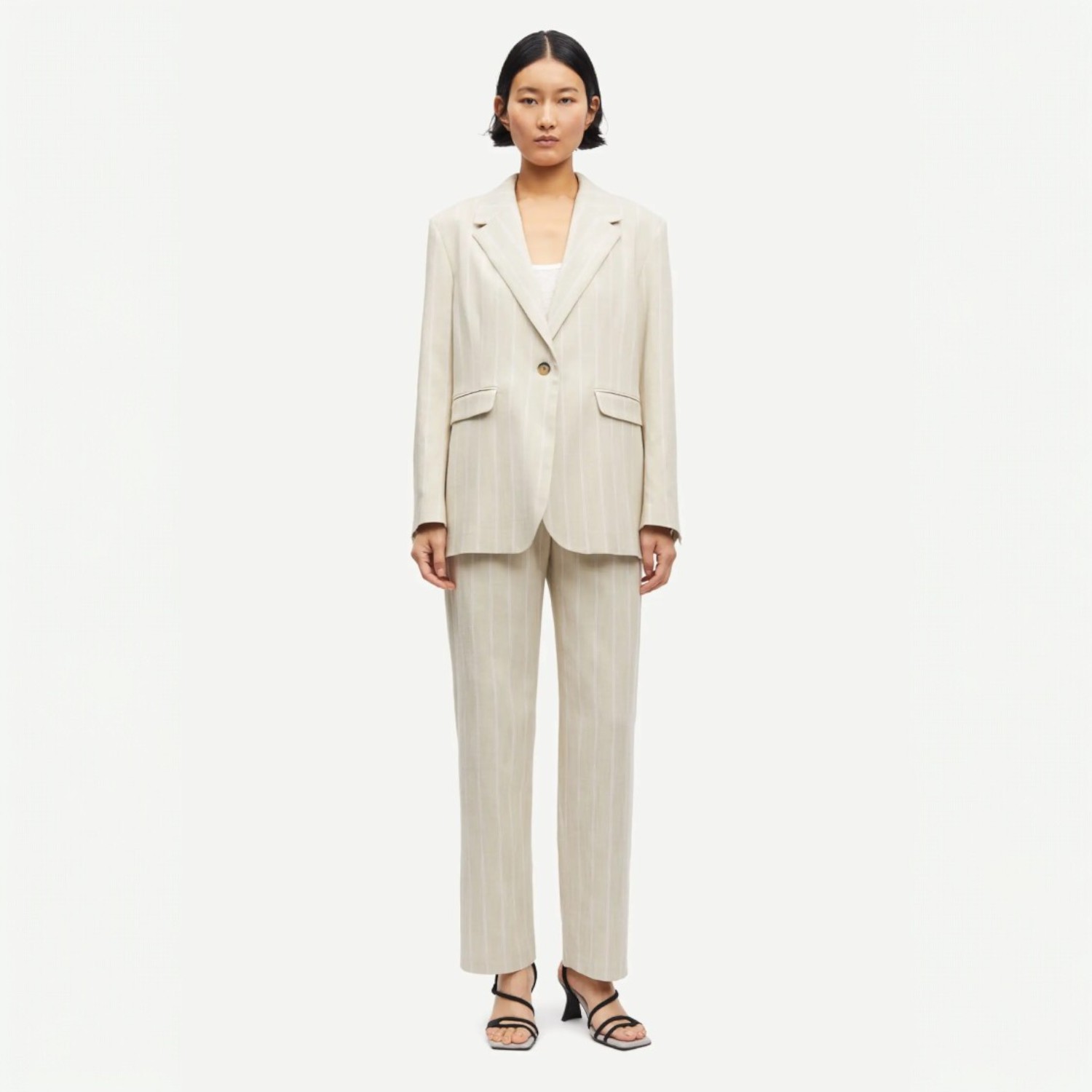 Saluza Trousers White Pepper st. | Samsoe Samsoe