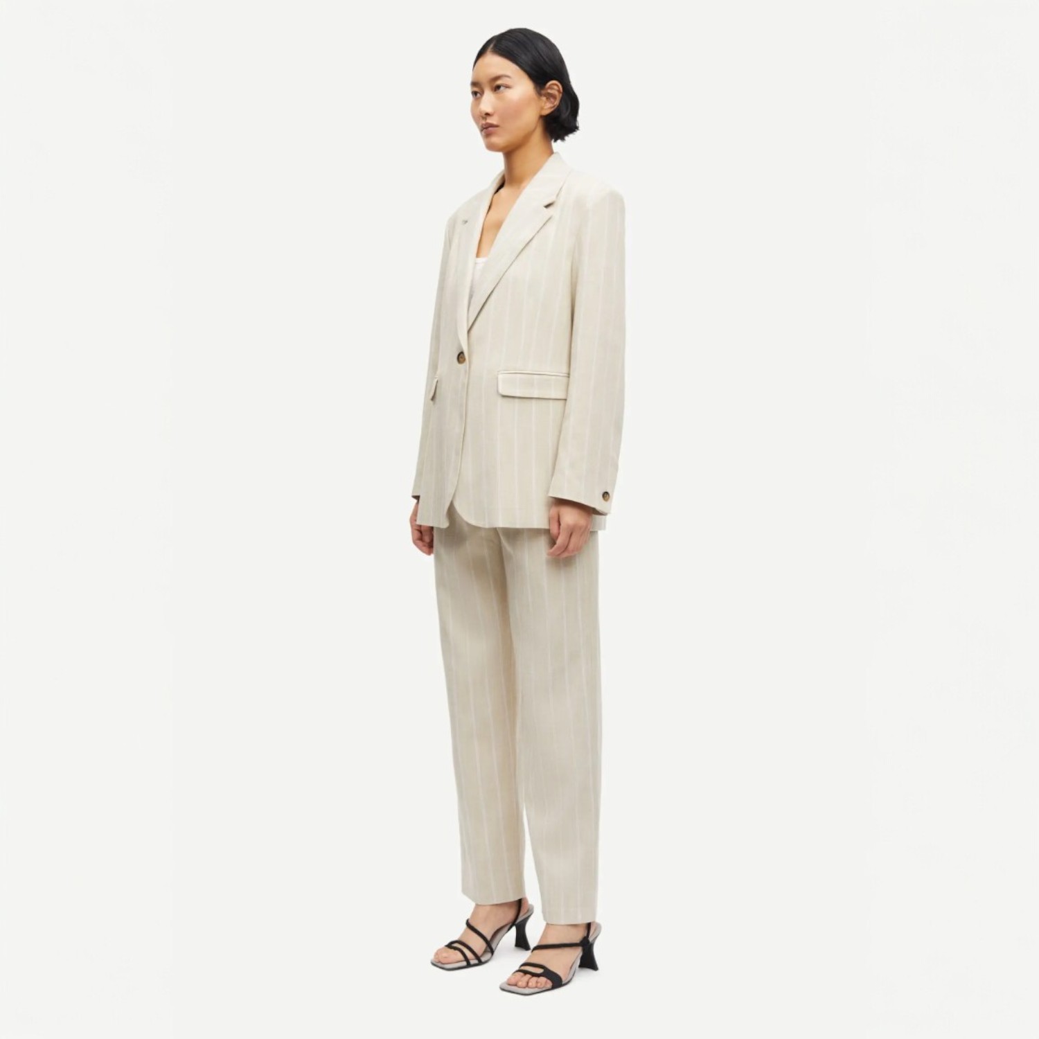 Saluza Trousers White Pepper st. | Samsoe Samsoe