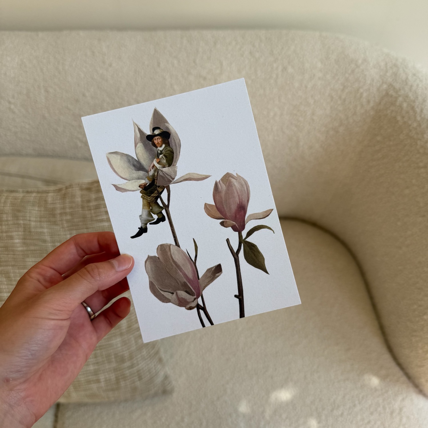 Man in bloem | Lylies