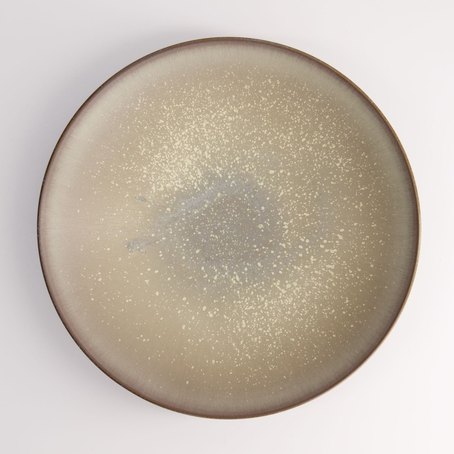 Gold Sand Grey Shallow Dish 24cm | Tokyo Design Studio
