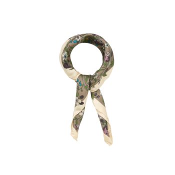 Autumn Blackberry Sia Scarf Birch White | Becksöndergaard