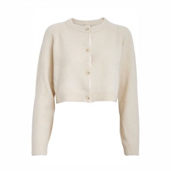 Joanna GRS Knit Cardigan Whitecap Grey | Peppercorn