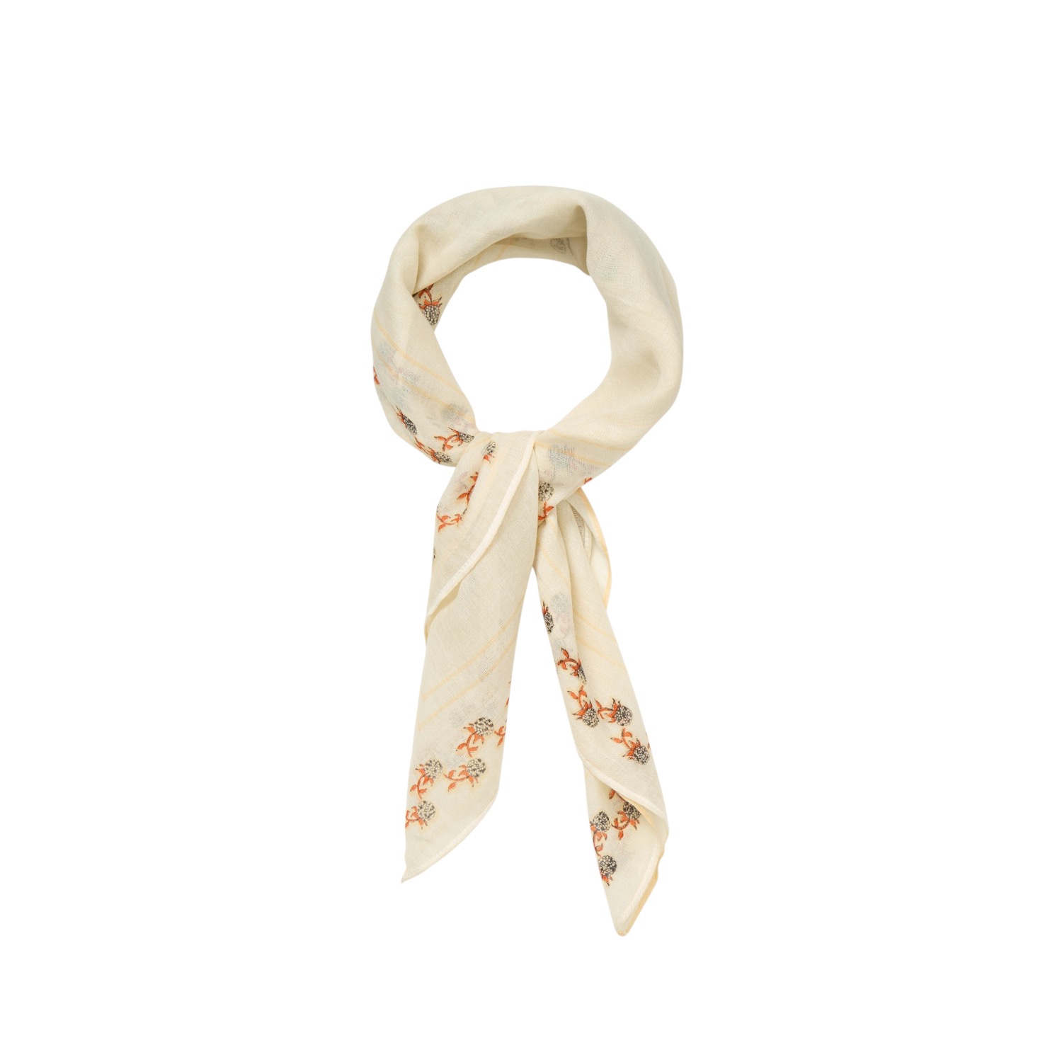 Brombeere Cotta Scarf Birch White | Becksöndergaard