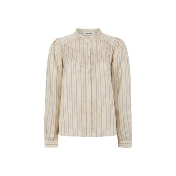 Charlotte Blouse Arctic Wolf Stripe | Soft Rebels