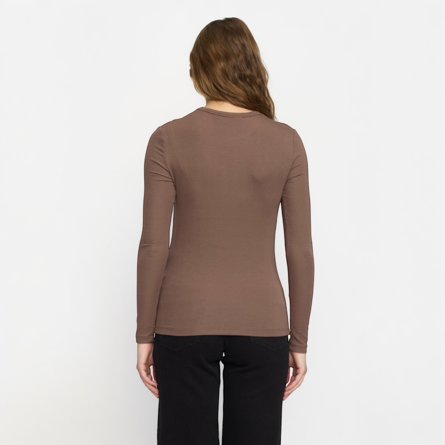 Fenja O-neck Top Coffee Quartz | Soft Rebels