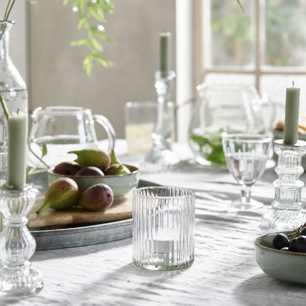 Geribbelde tumblerglas | De Weldaad