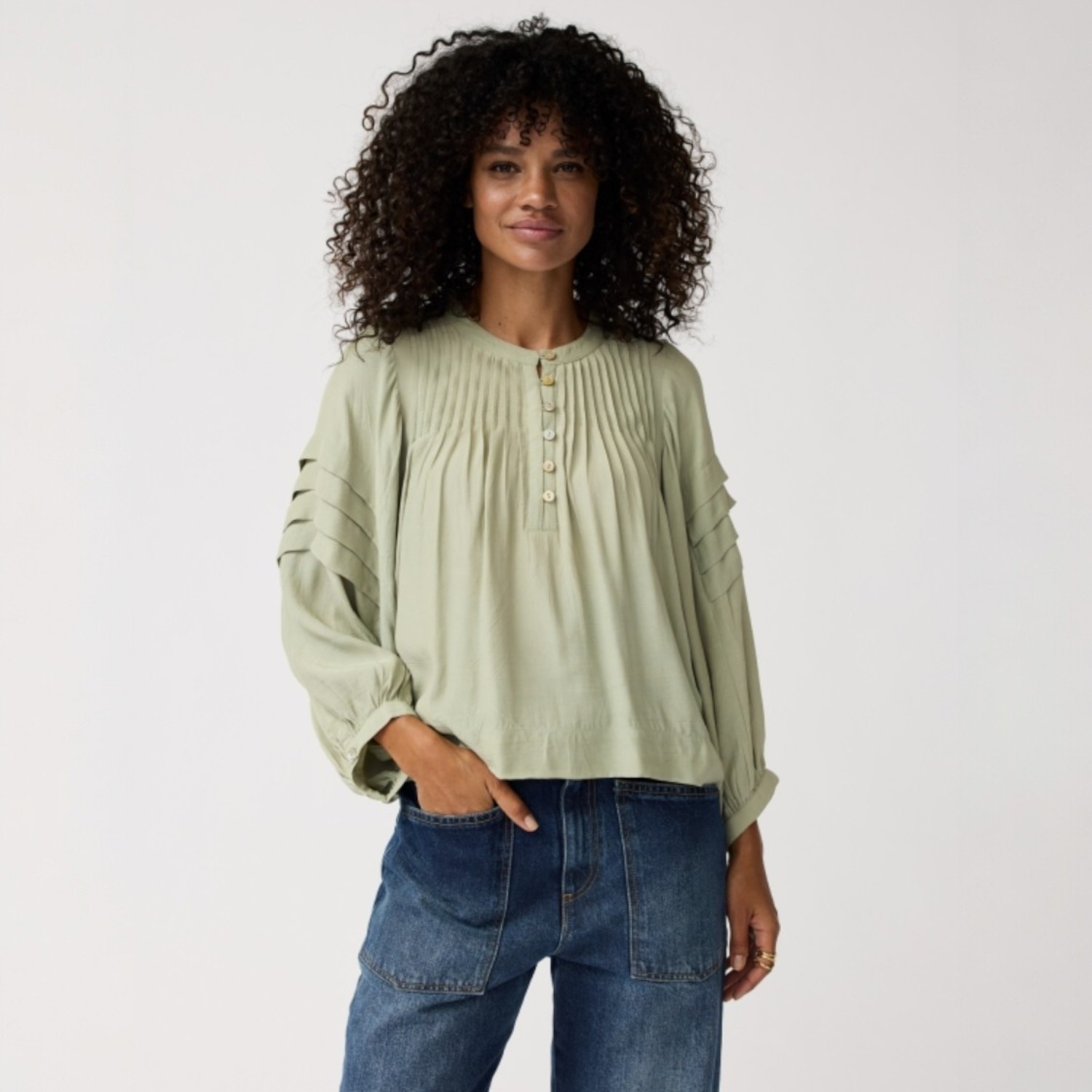 Freya Top Desert Sage | Alchemist