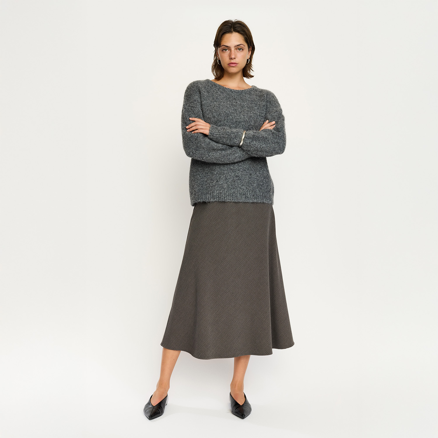 Maha Midi Skirt Coffee quartz | Soft Rebels