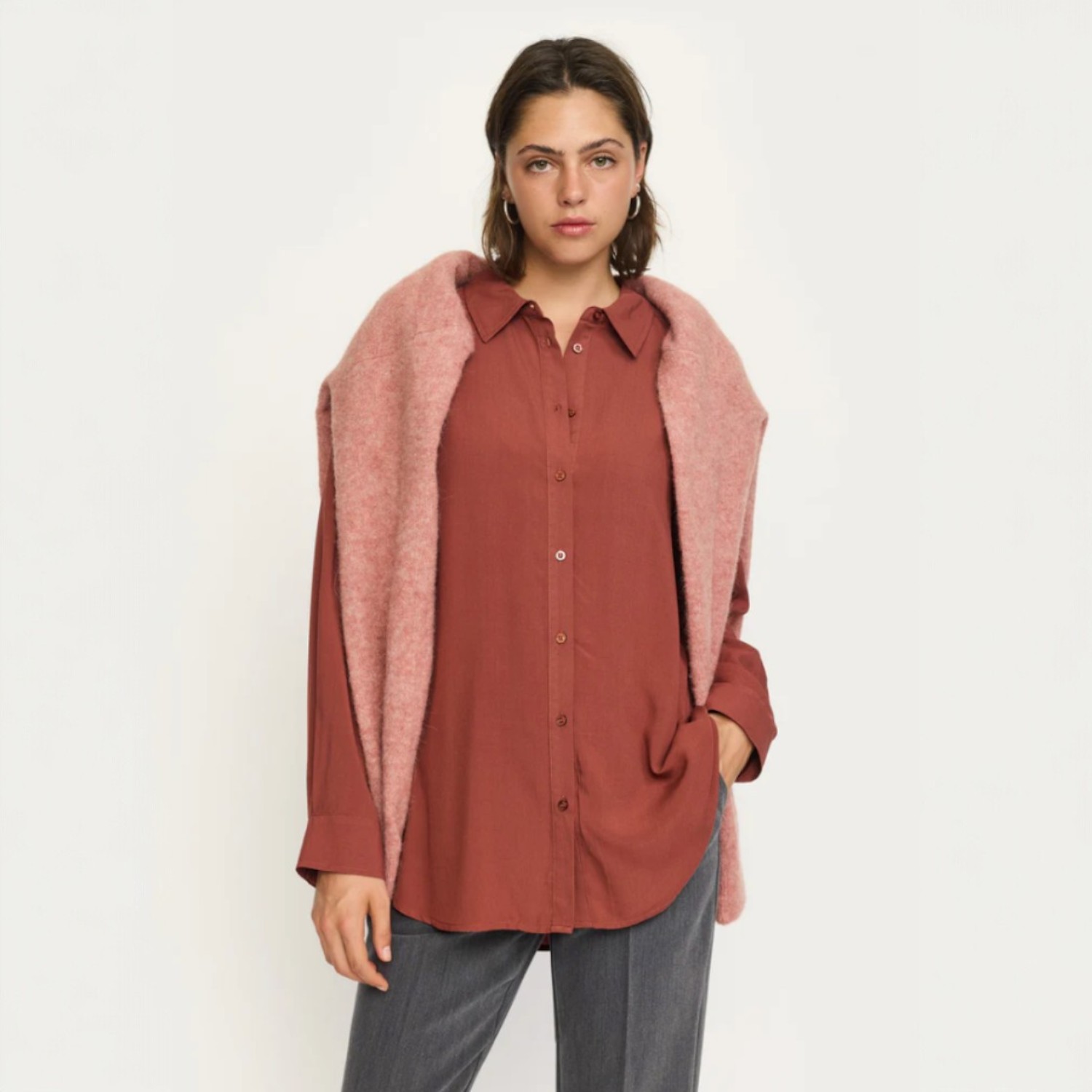 Freedom Loose Shirt Henna | Soft Rebels