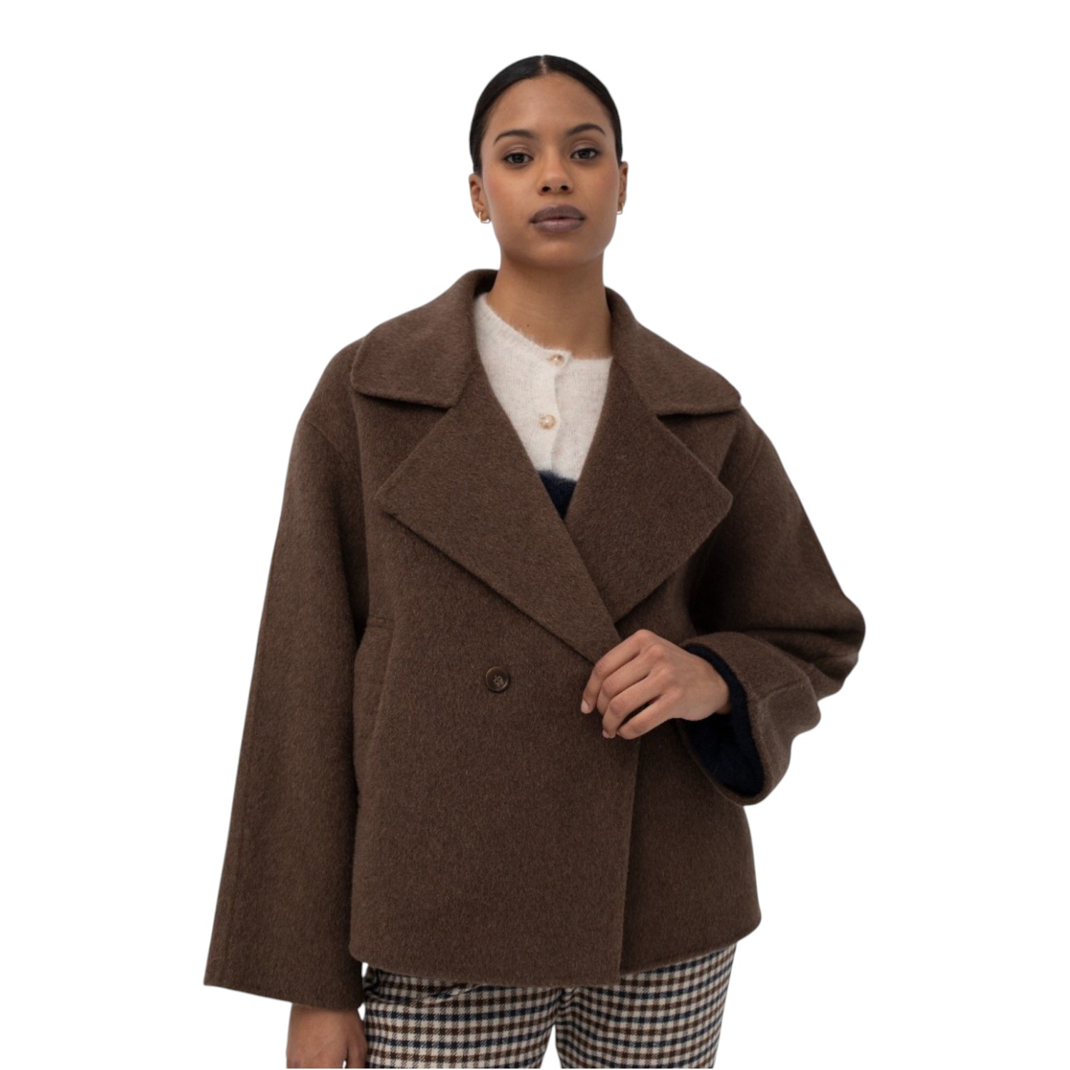 Marais Coat Chocolate | Mus & Bombon