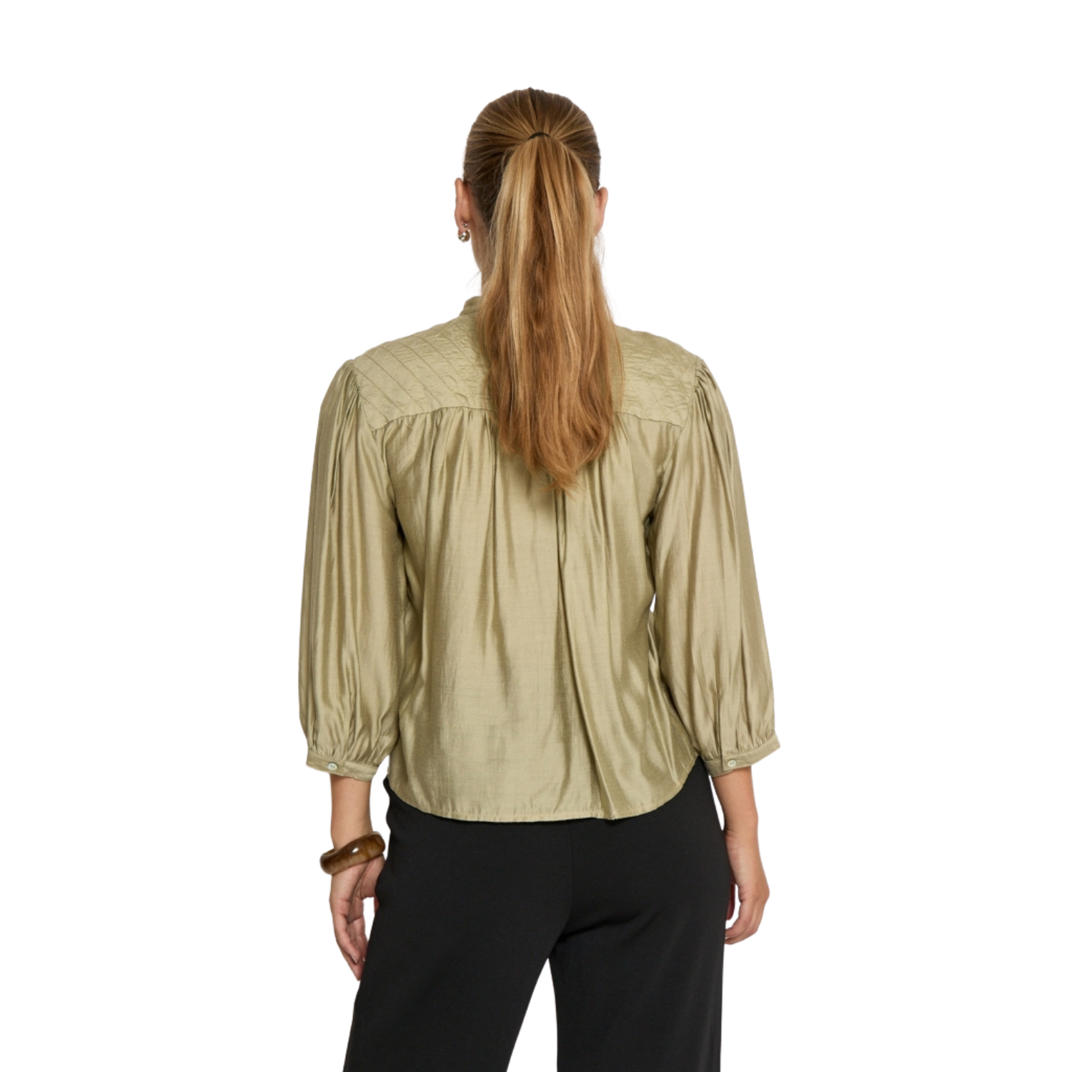 Jinnie Shirt Spray Green | Peppercorn