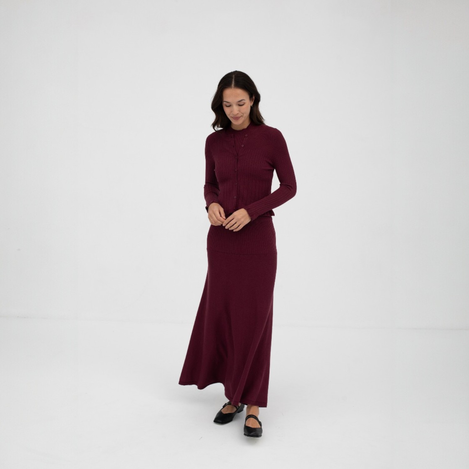 Sufouh Knit Top Garnet | Mus & Bombon