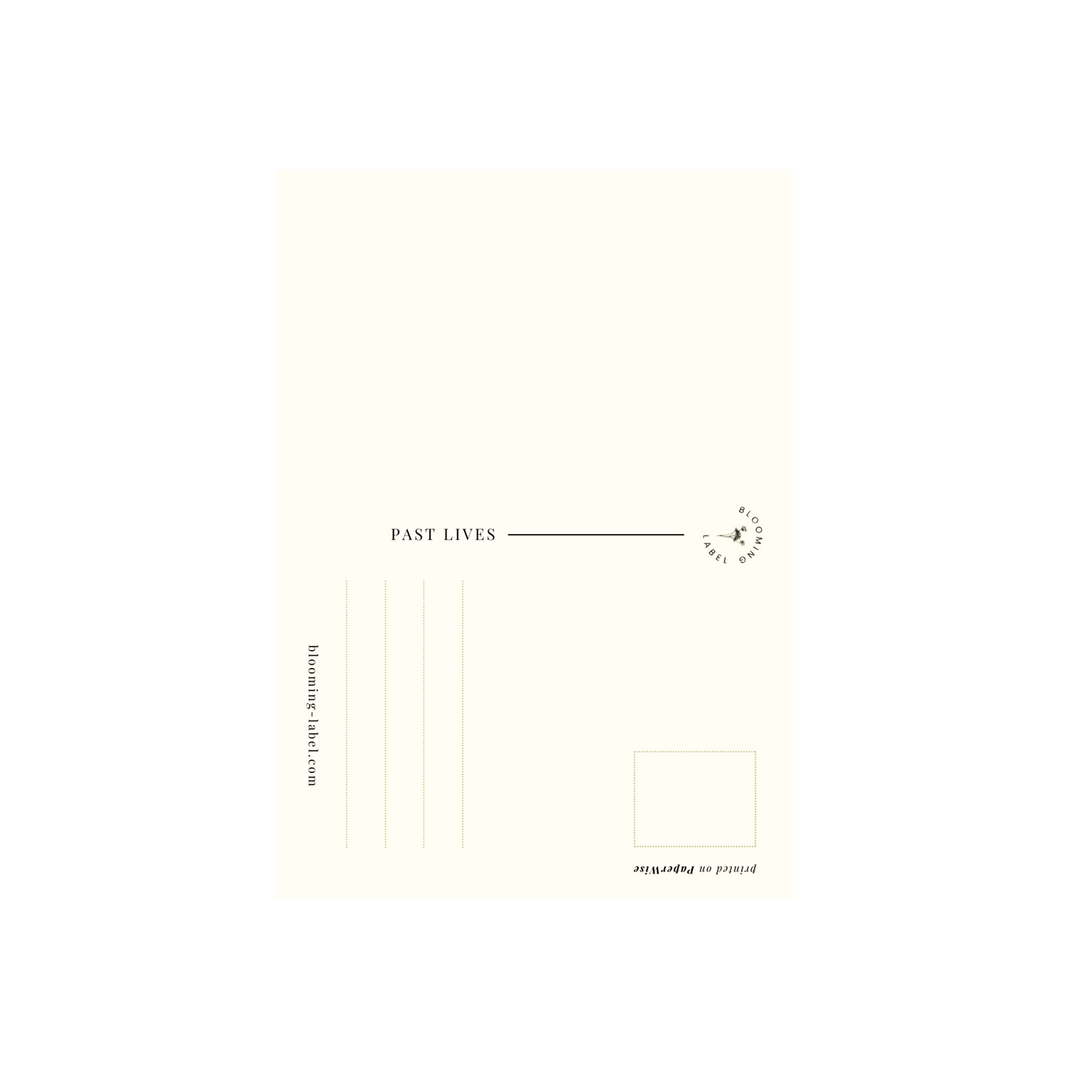 Past Lives Kaart | Blooming Label