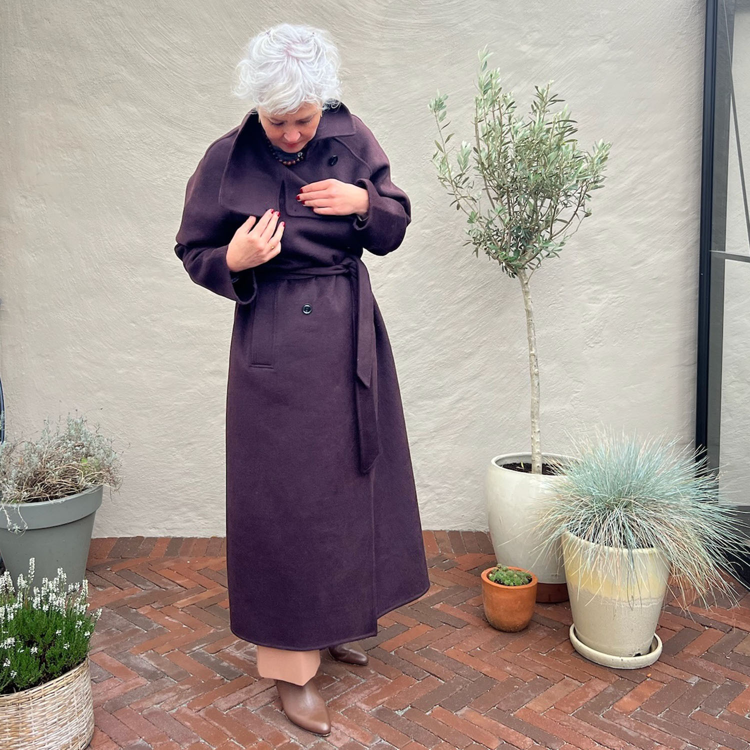 Sahanne Coat Black Coffee | Samsoe Samsoe