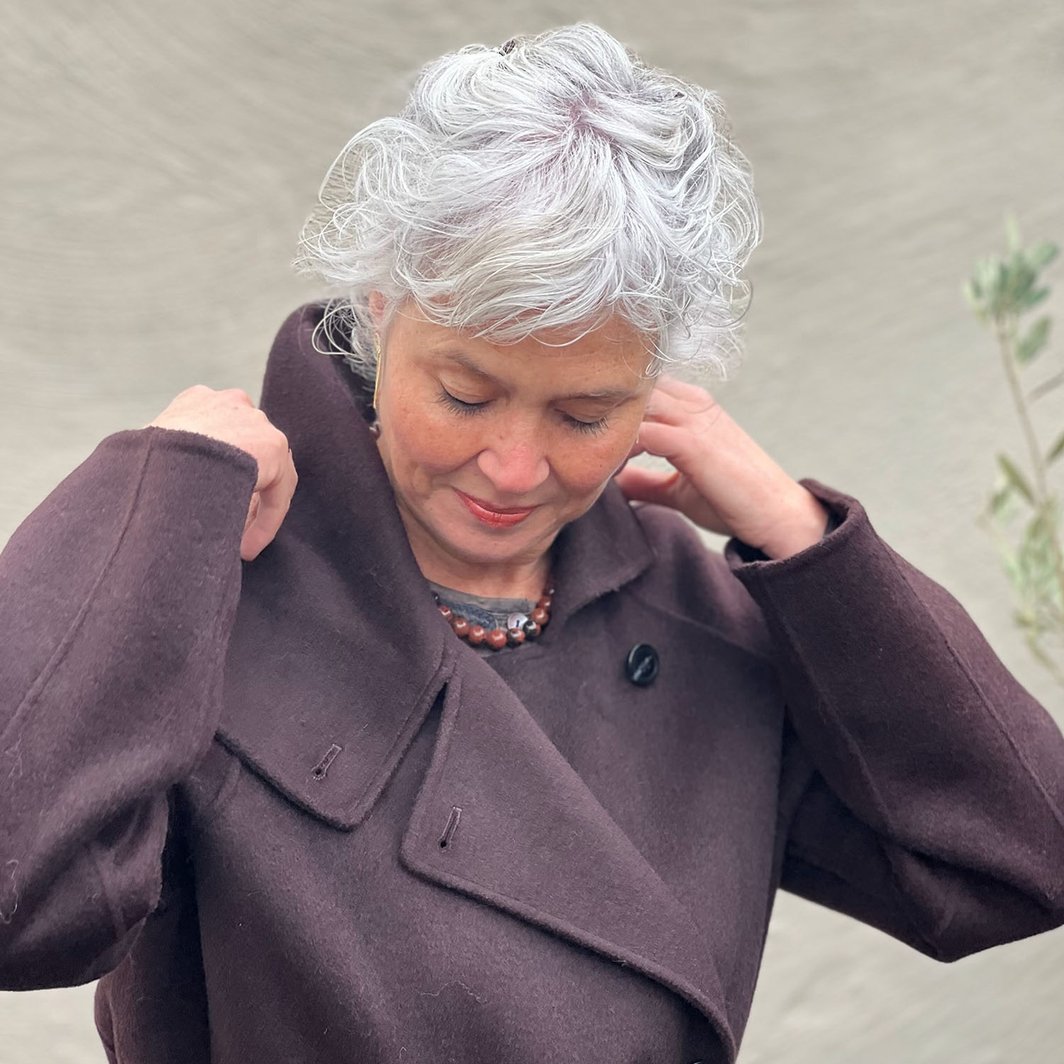 Sahanne Coat Black Coffee | Samsoe Samsoe