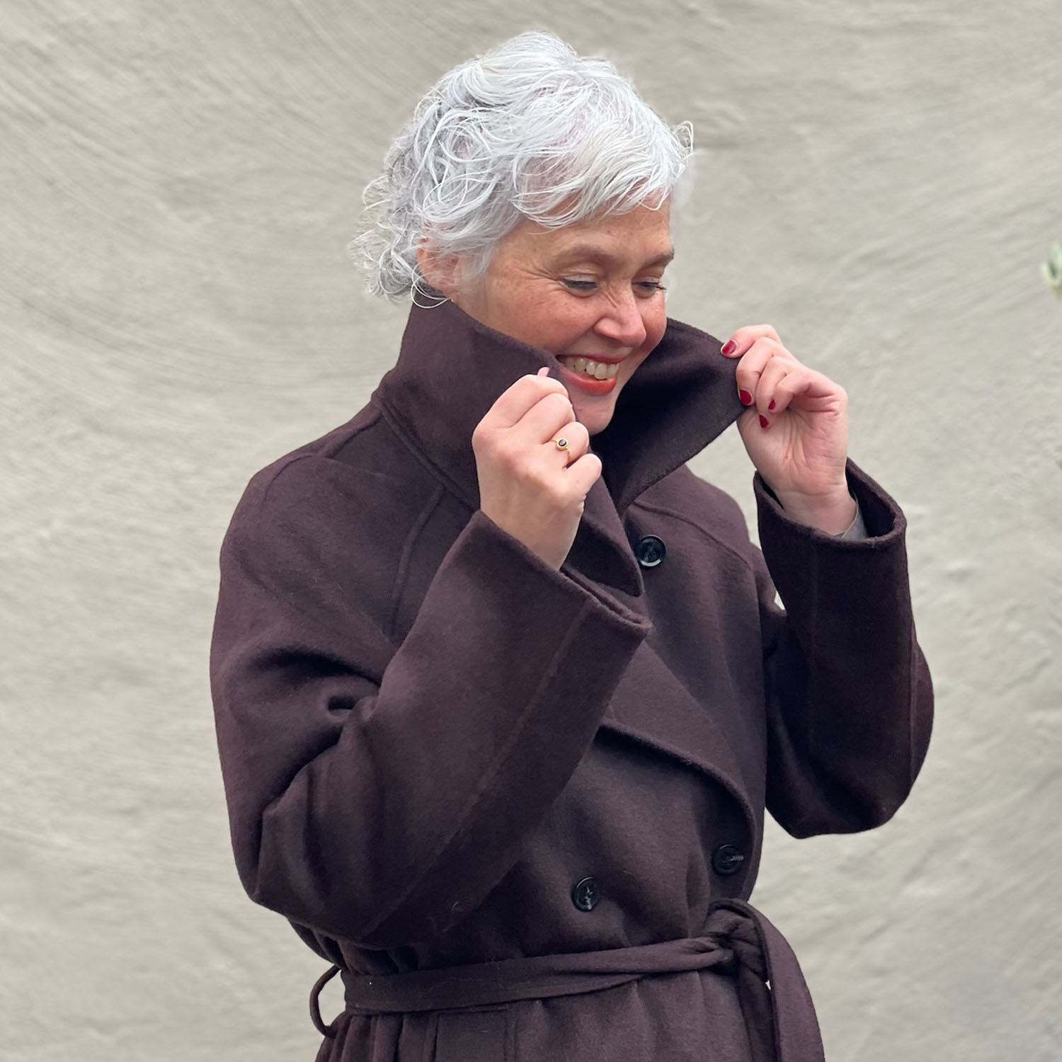 Sahanne Coat Black Coffee | Samsoe Samsoe