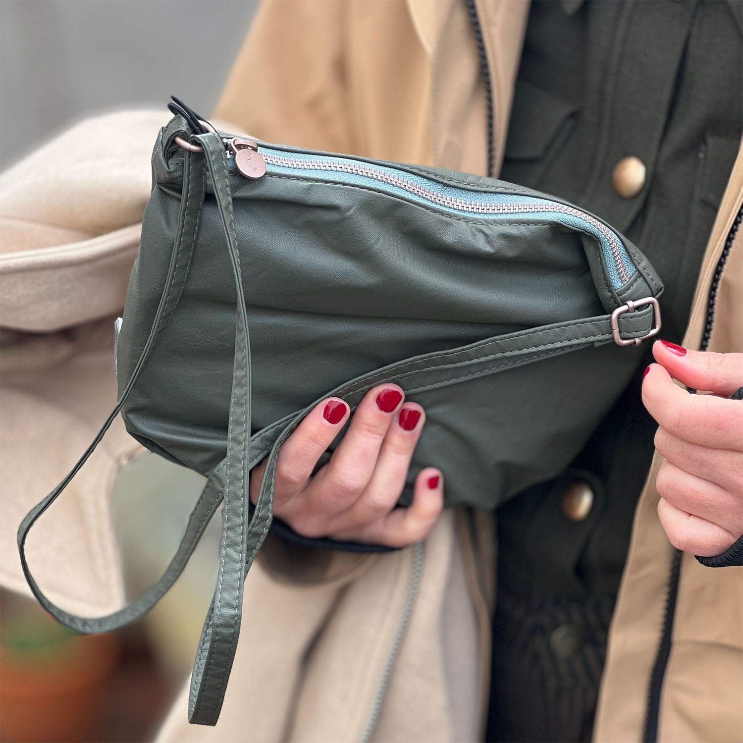 Cross Body Bag Chinois Green | Tinne+Mia