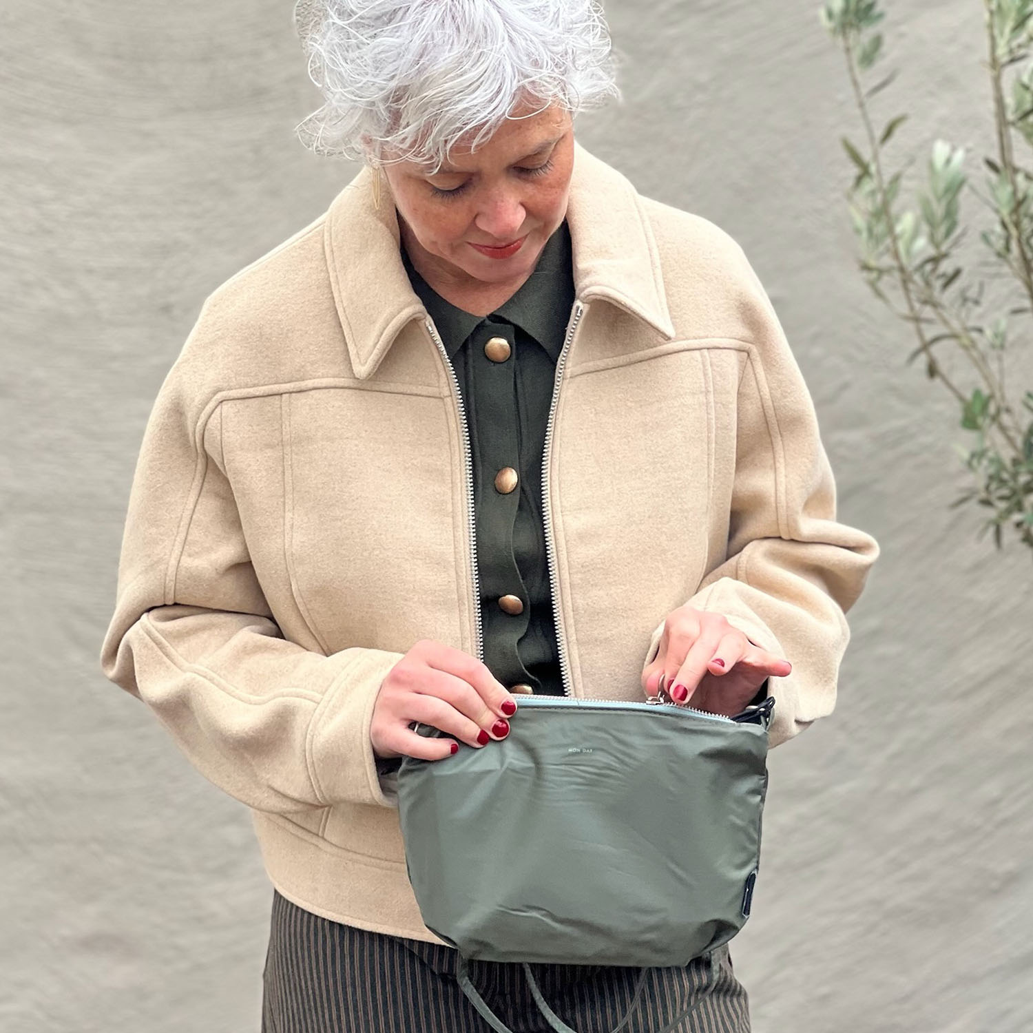 Cross Body Bag Chinois Green | Tinne+Mia