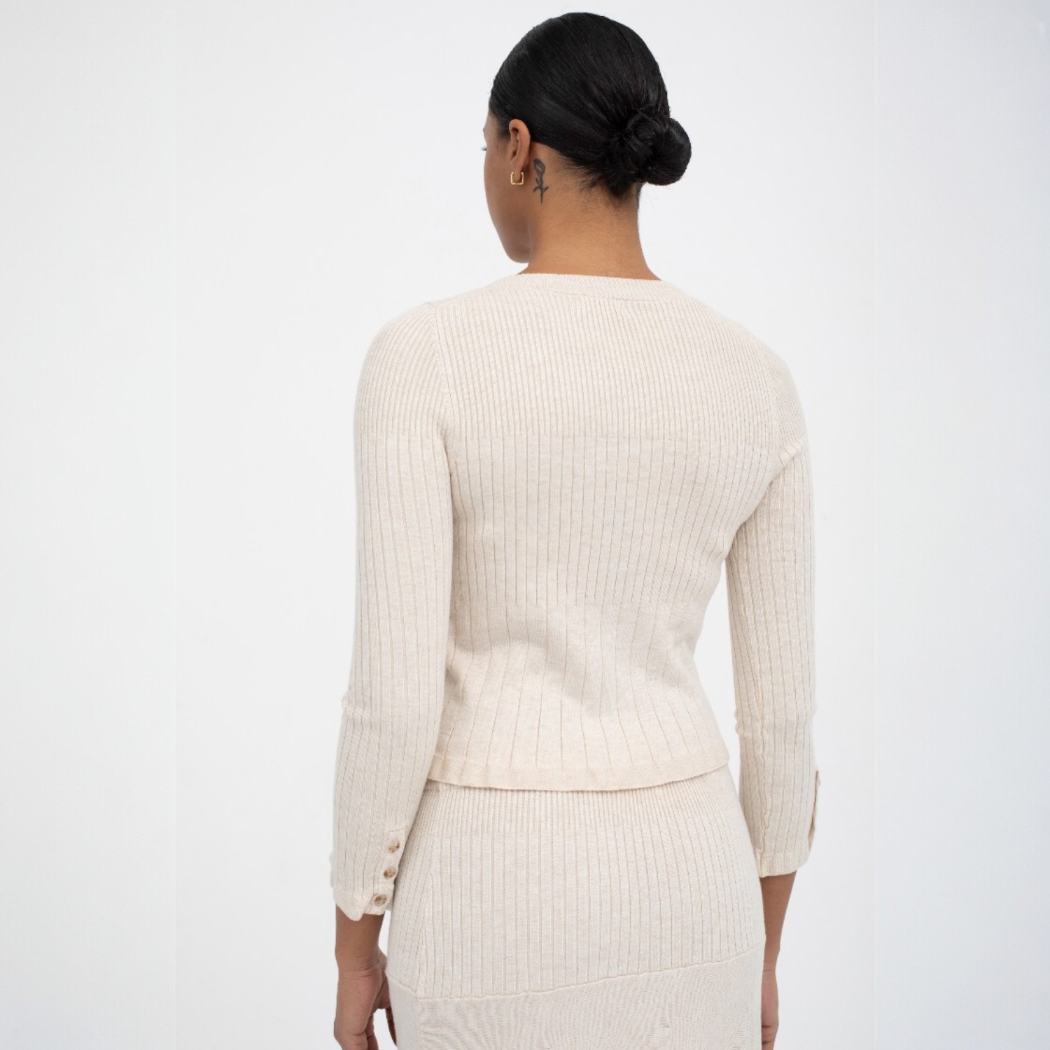 Sufouh Knit Top Beige | Mus & Bombon