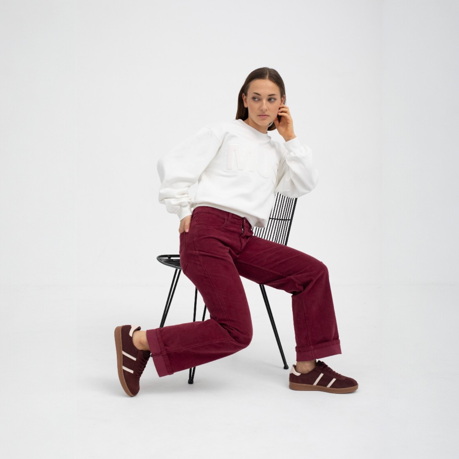 Picadilly Trousers Garnet | Mus & Bombon