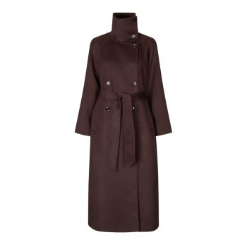 Sahanne Coat Black Coffee | Samsoe Samsoe