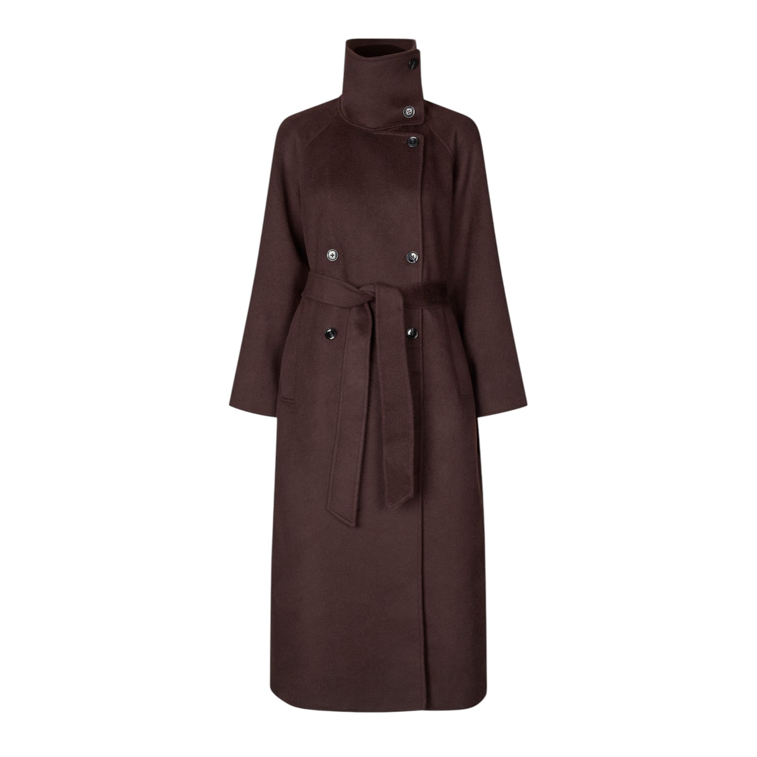 Sahanne Coat Black Coffee | Samsoe Samsoe