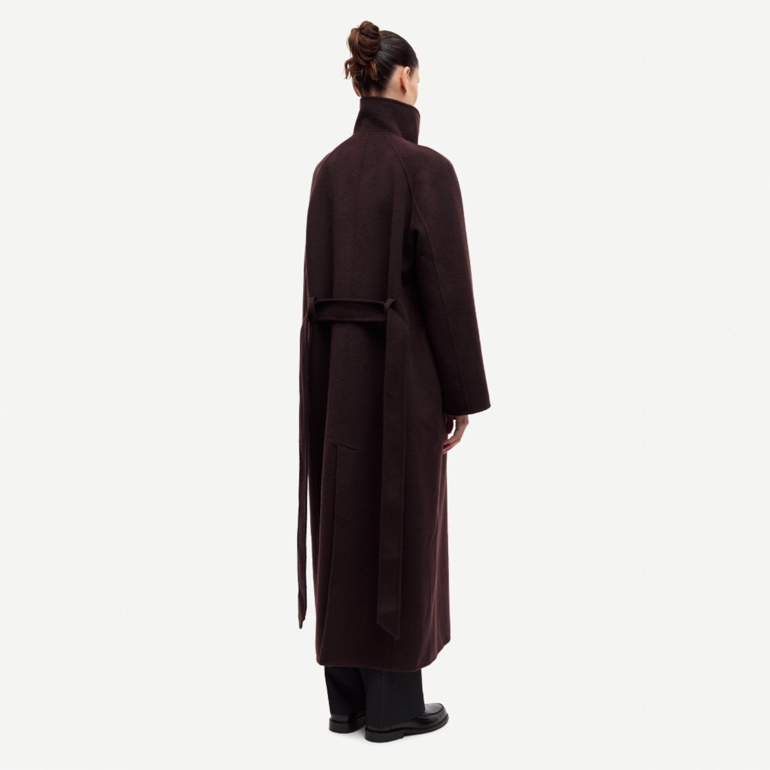 Sahanne Coat Black Coffee | Samsoe Samsoe