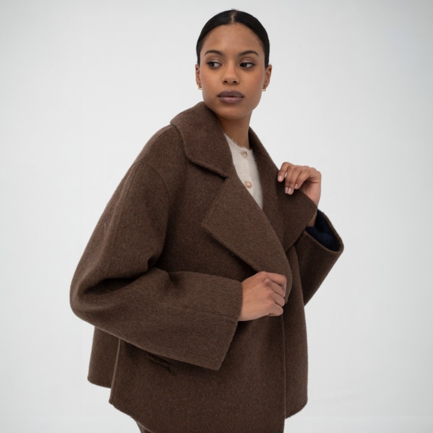 Marais Coat Chocolate | Mus & Bombon