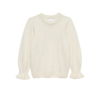 Anna Knit Trui Wool White | Alchemist