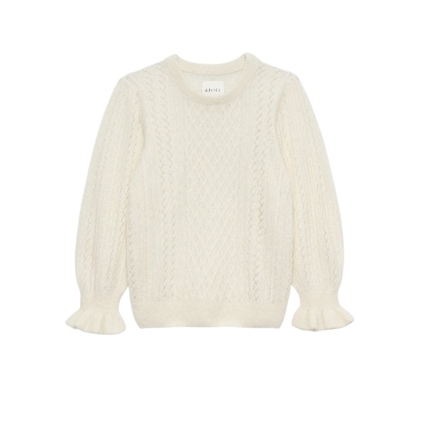 Anna Knit Trui Wool White | Alchemist