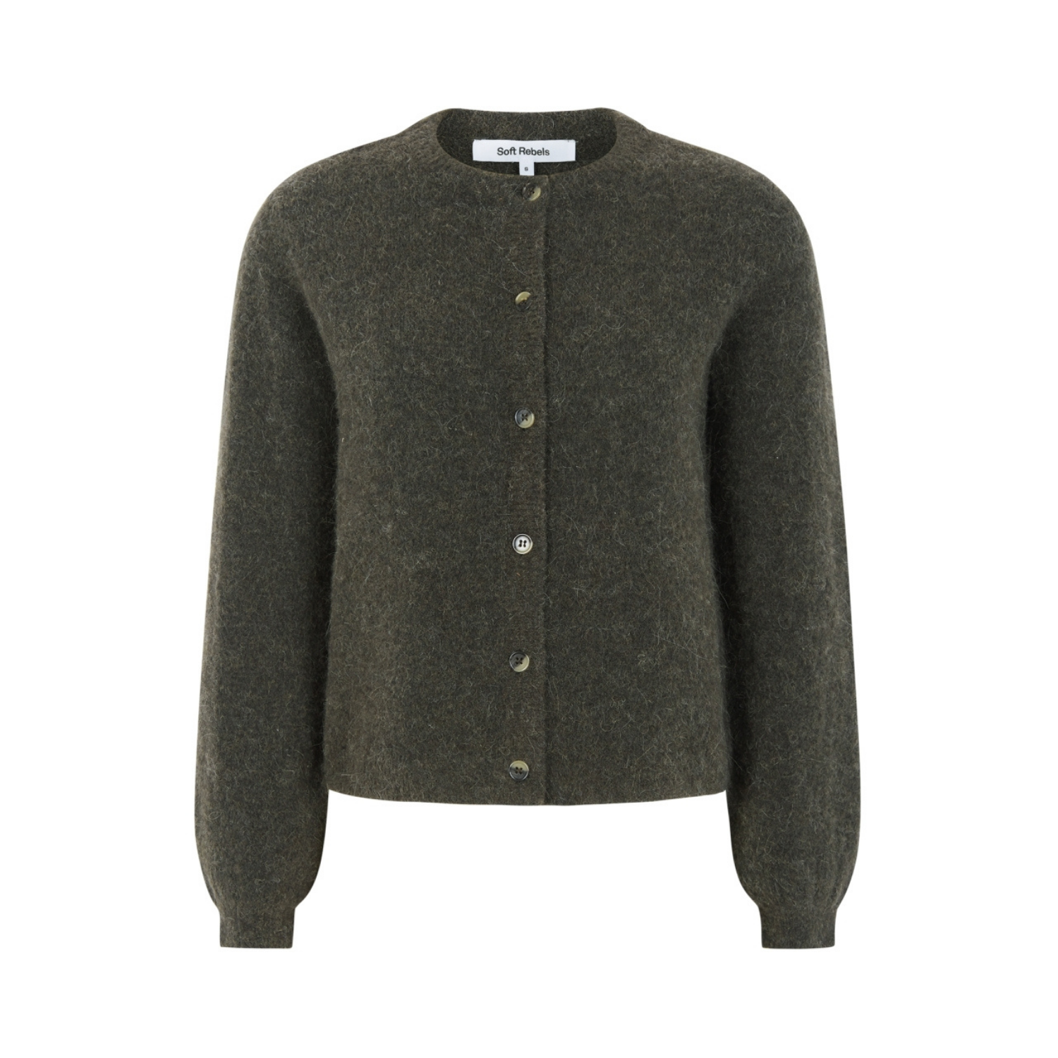 Allison O-neck Cardigan Knit RWS Chimera Melange | Soft Rebels