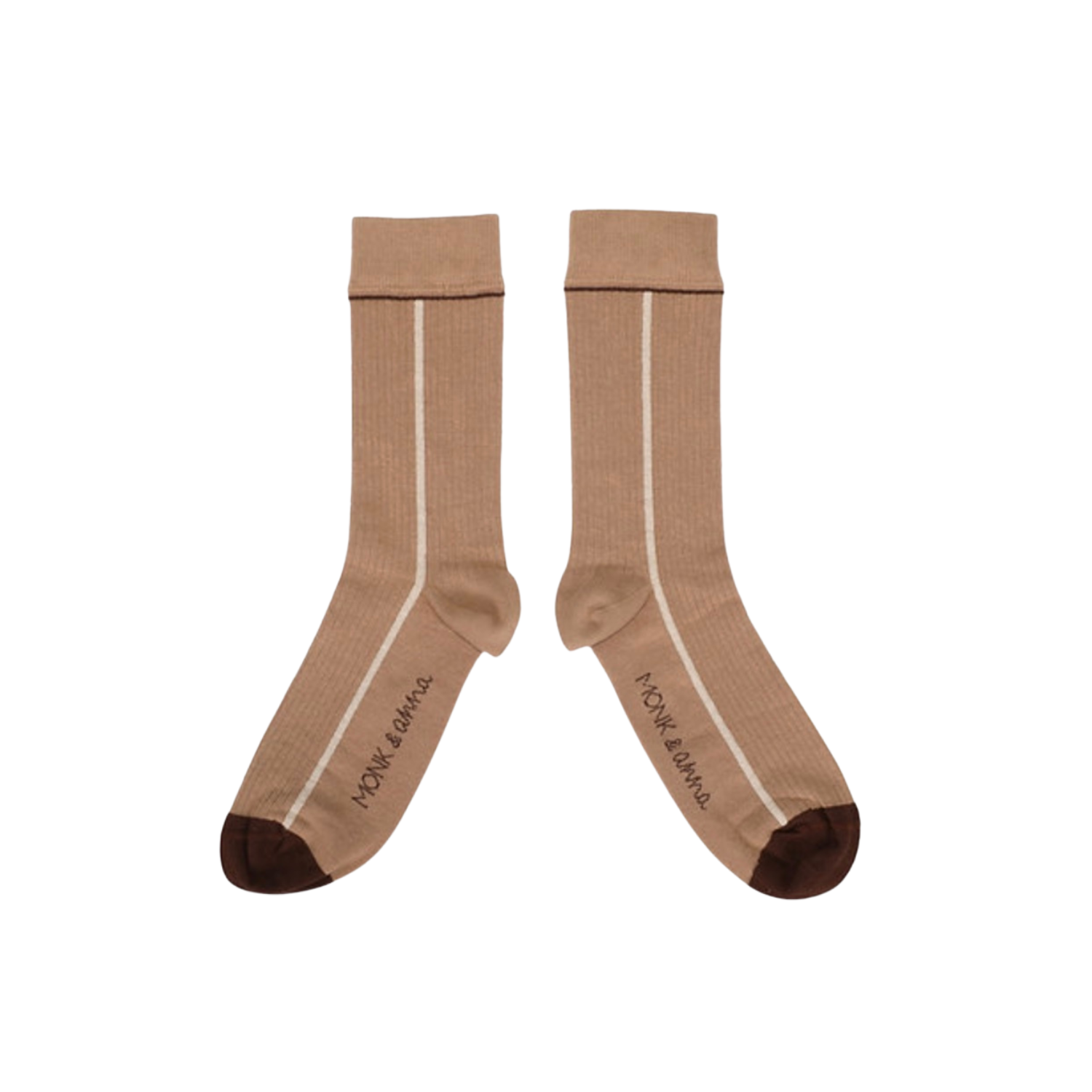Socks Graphic Line Clay | Monk&Anna