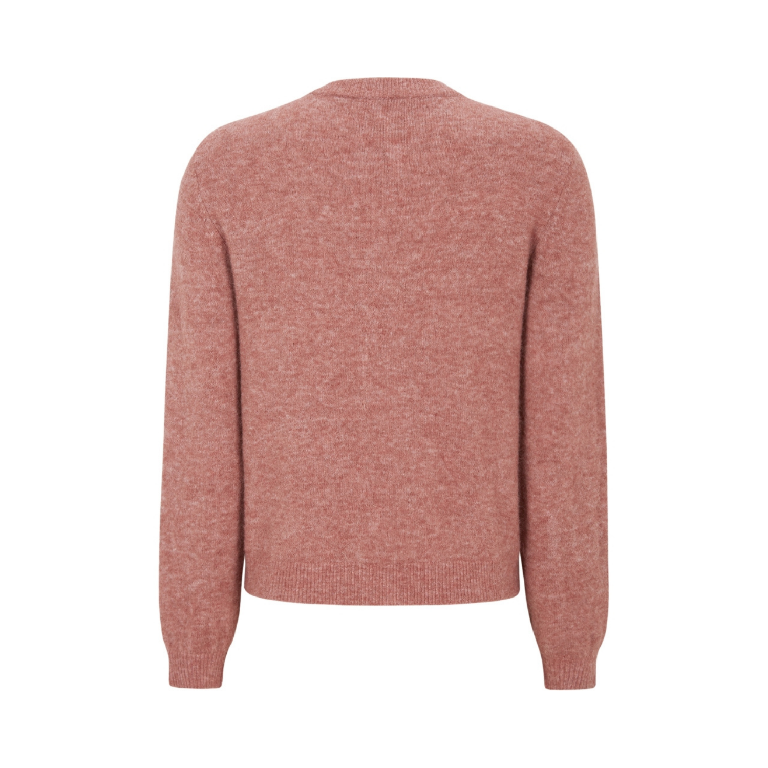 Allison O-neck Cardigan Knit RWS Rose Dawn Melange | Soft Rebels